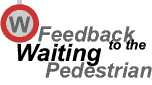 feedback to waiting ped