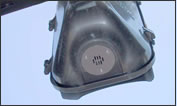 Japanese pedhead 
              with APS speaker pointing straight down toward the pedestrian below.