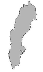 Map of Sweden
